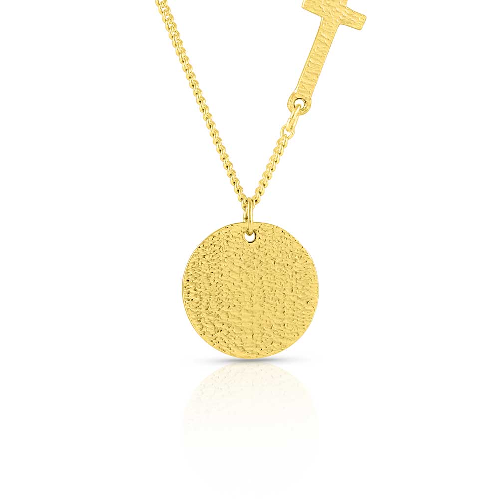 Everlasting Faith Warrior Collections Gold Necklace