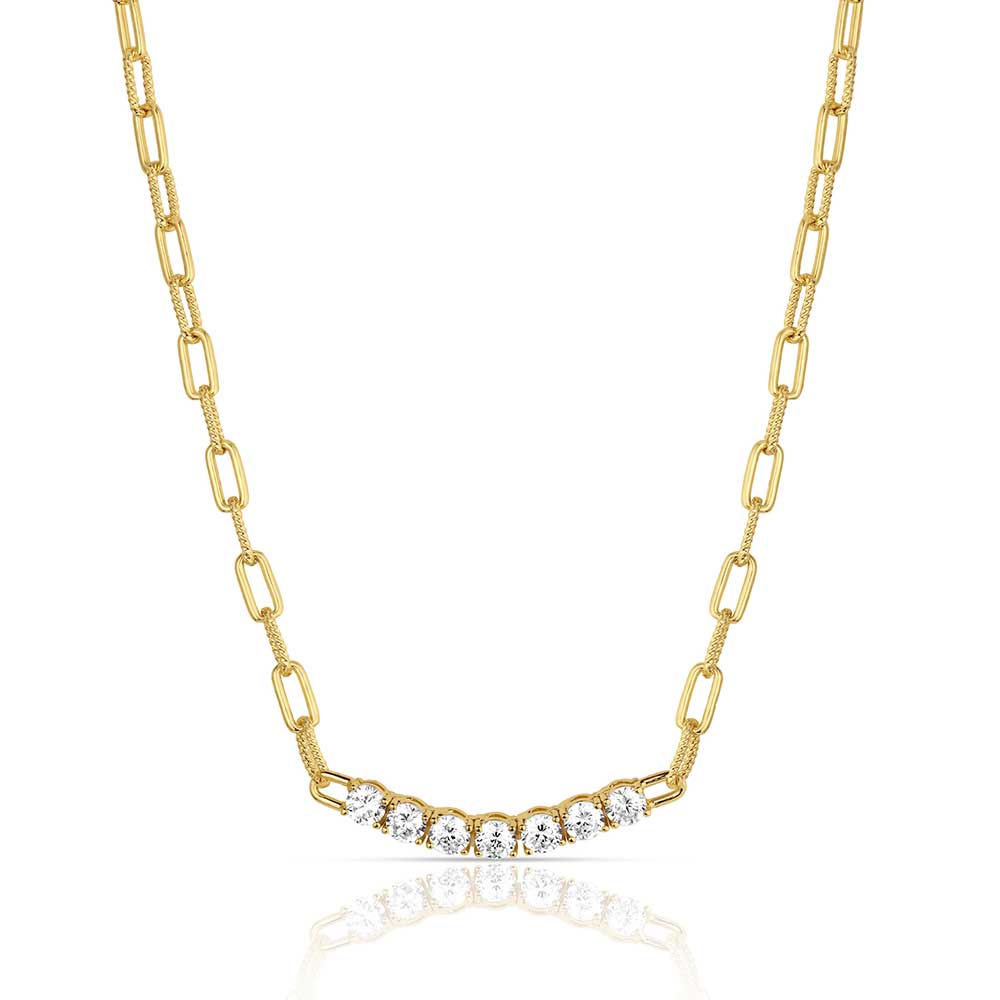 Sapphire Sky Bar Necklace