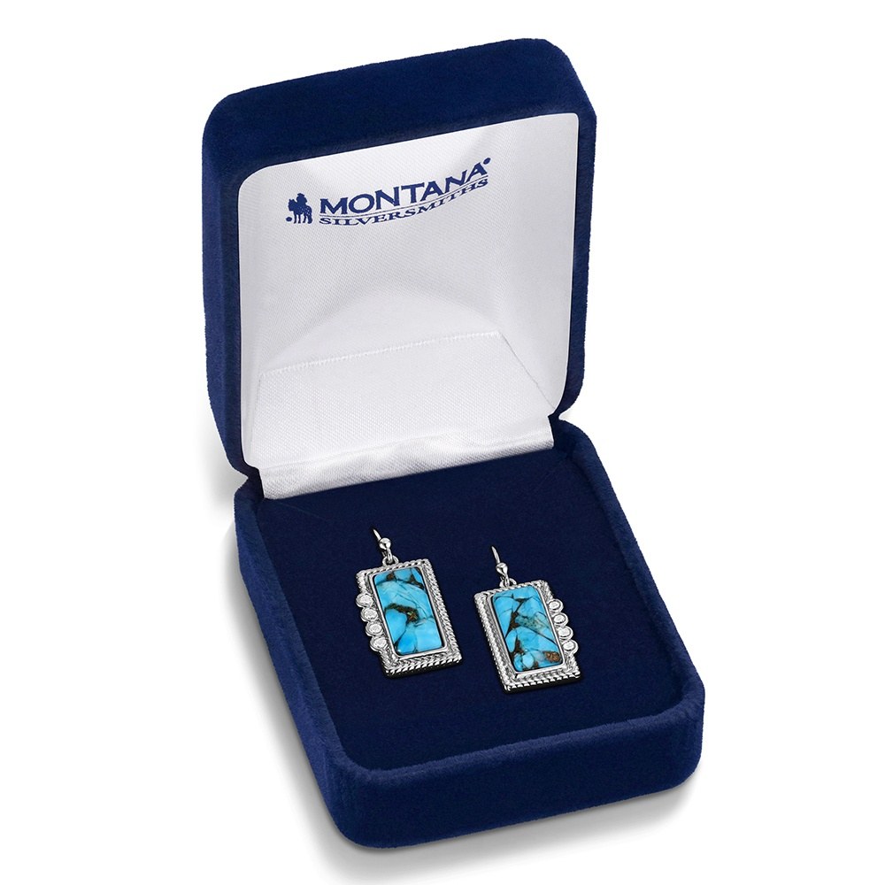 Summer Rain Turquoise Earrings