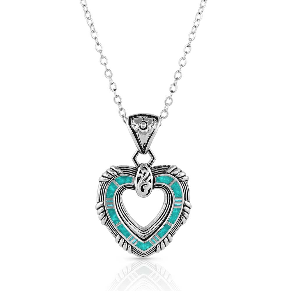 Love Conquers All Heart Necklace