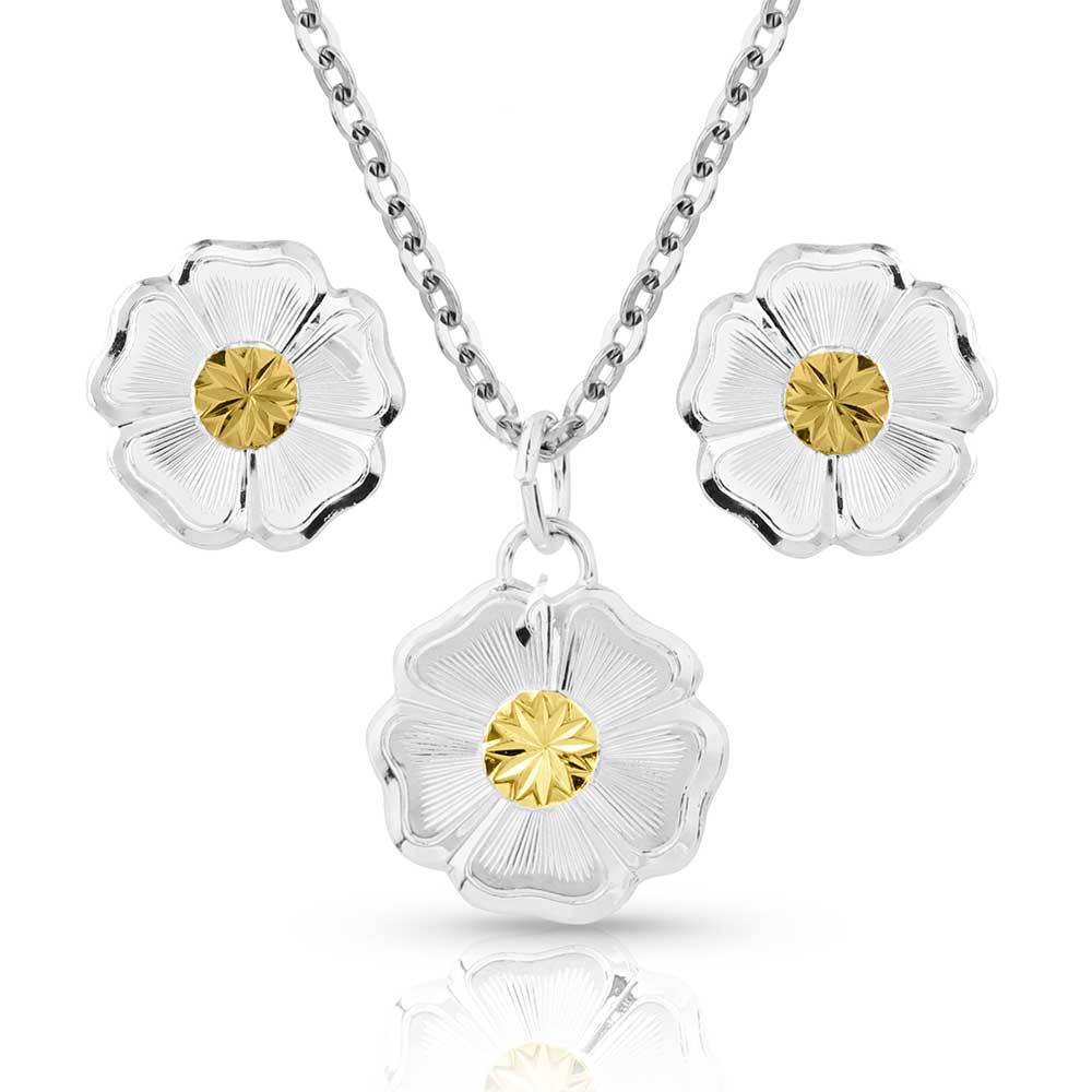 Classic Flowers Jewelry Set