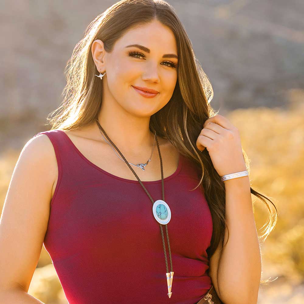 Out West Longhorn Necklace