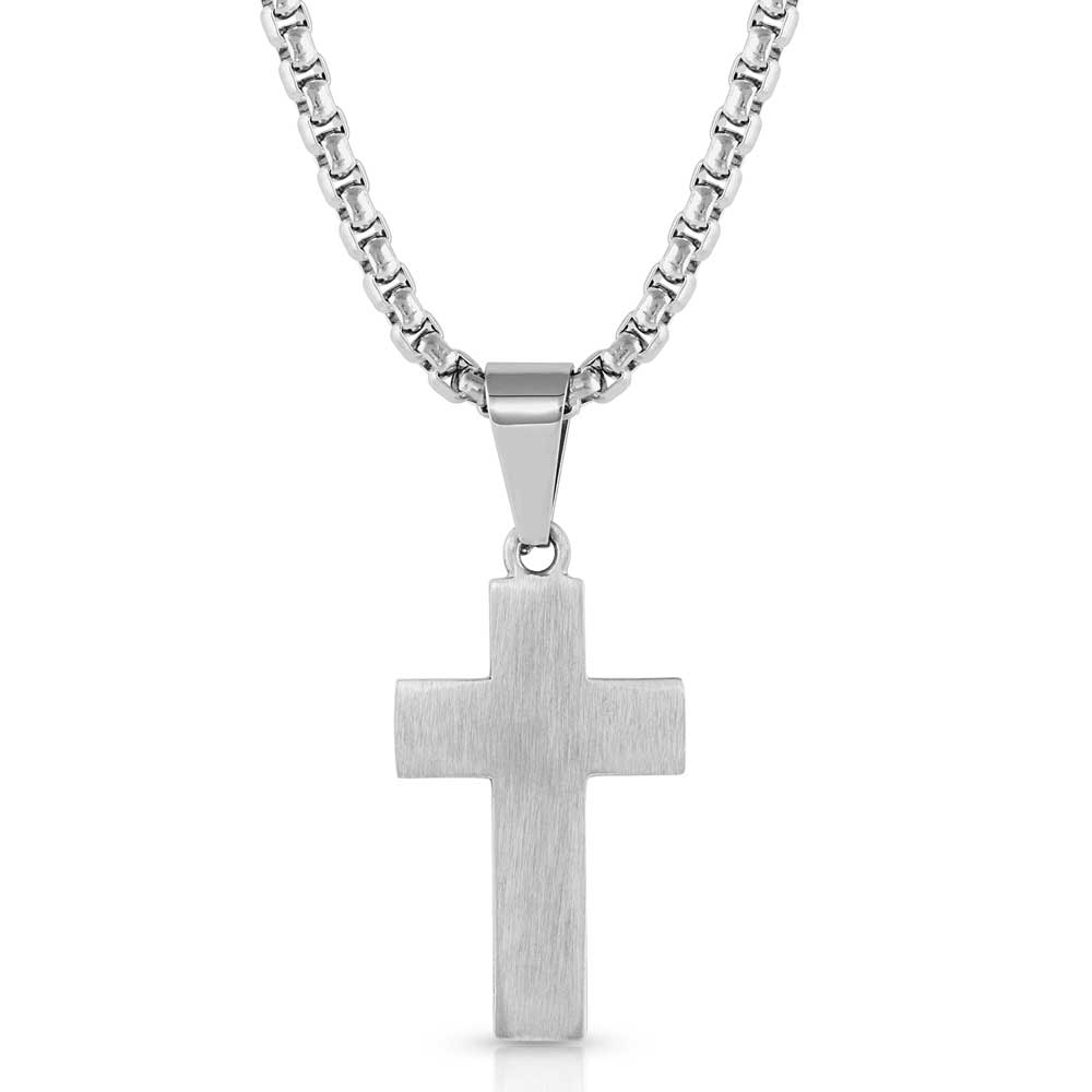 Barbed Wire Cross Necklace