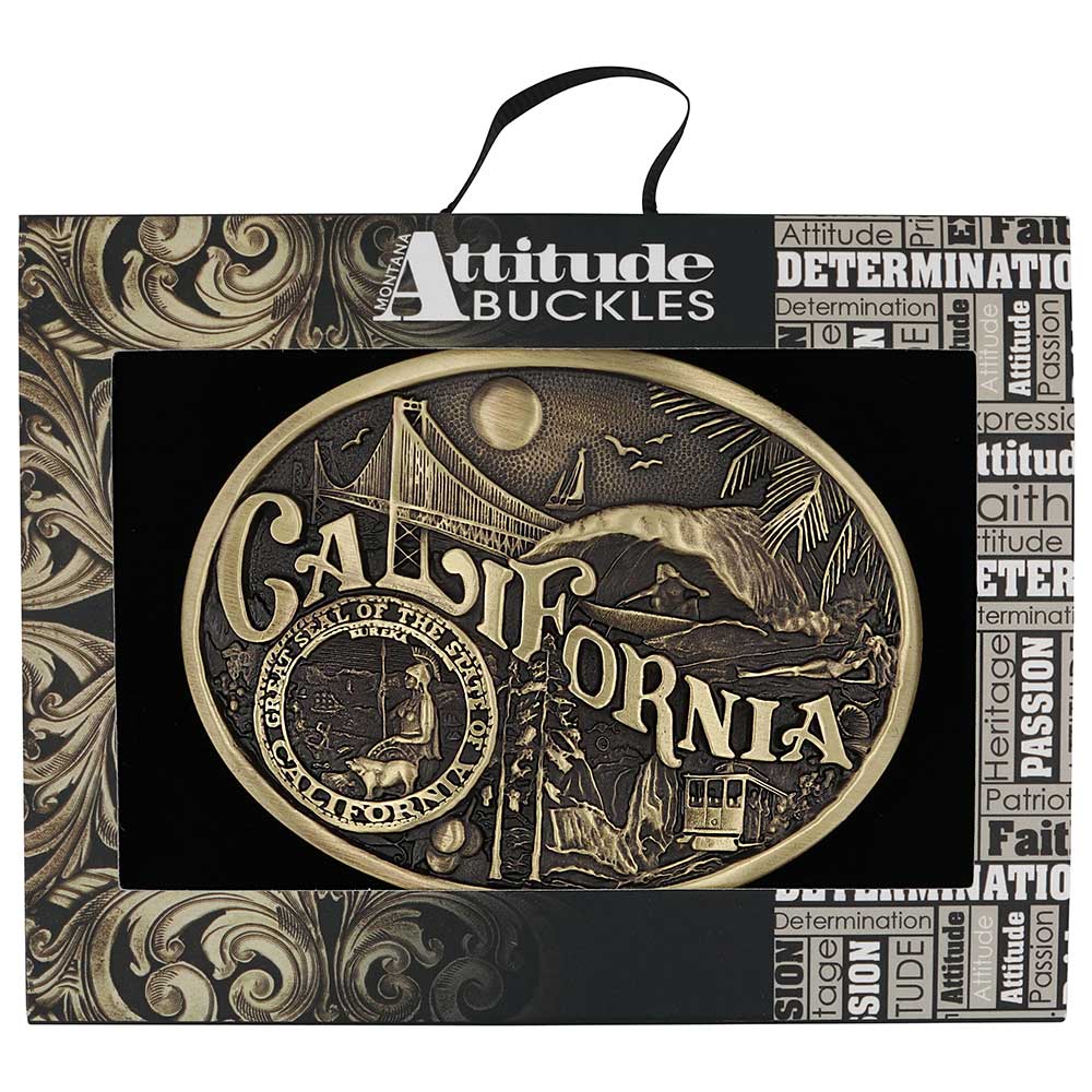 California belt buckle discount