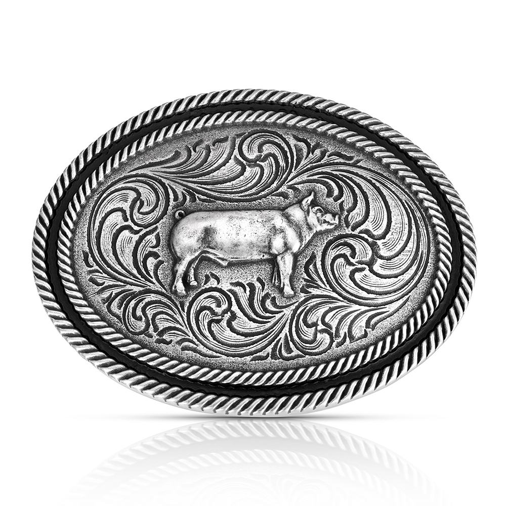 Show Hog Antiqued Buckle