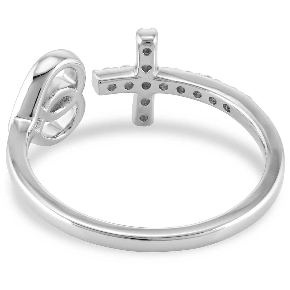 Love and Faith Open Ring