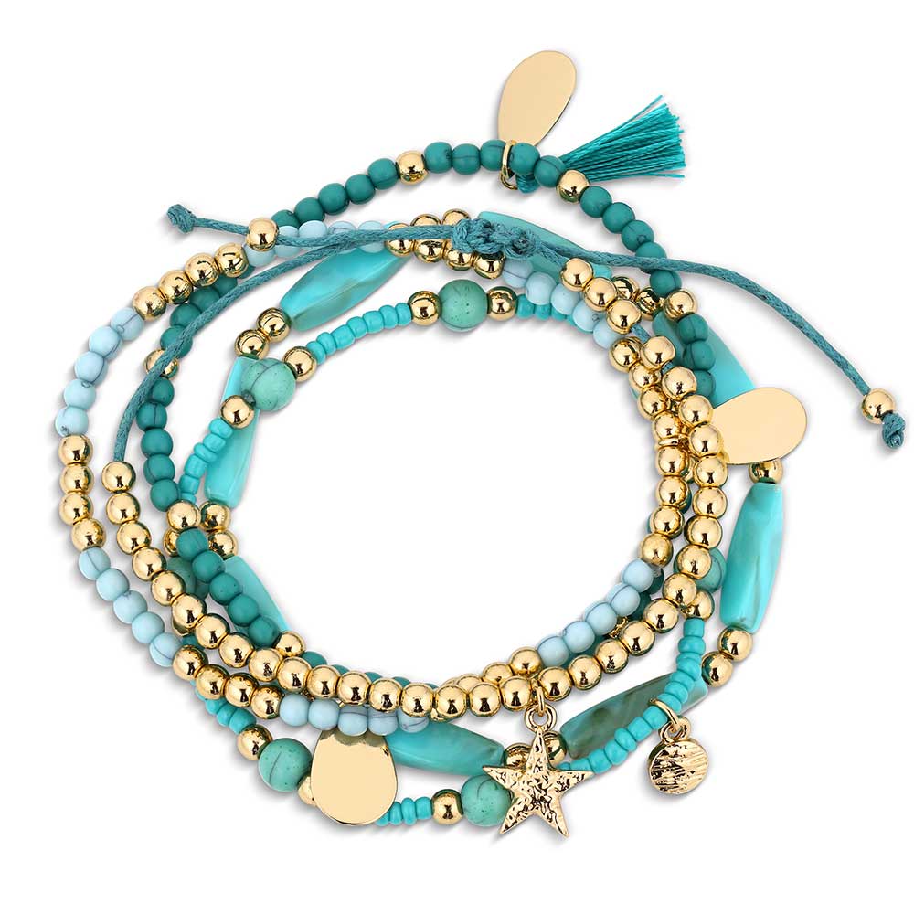 By the Sea Beaded Bracelet