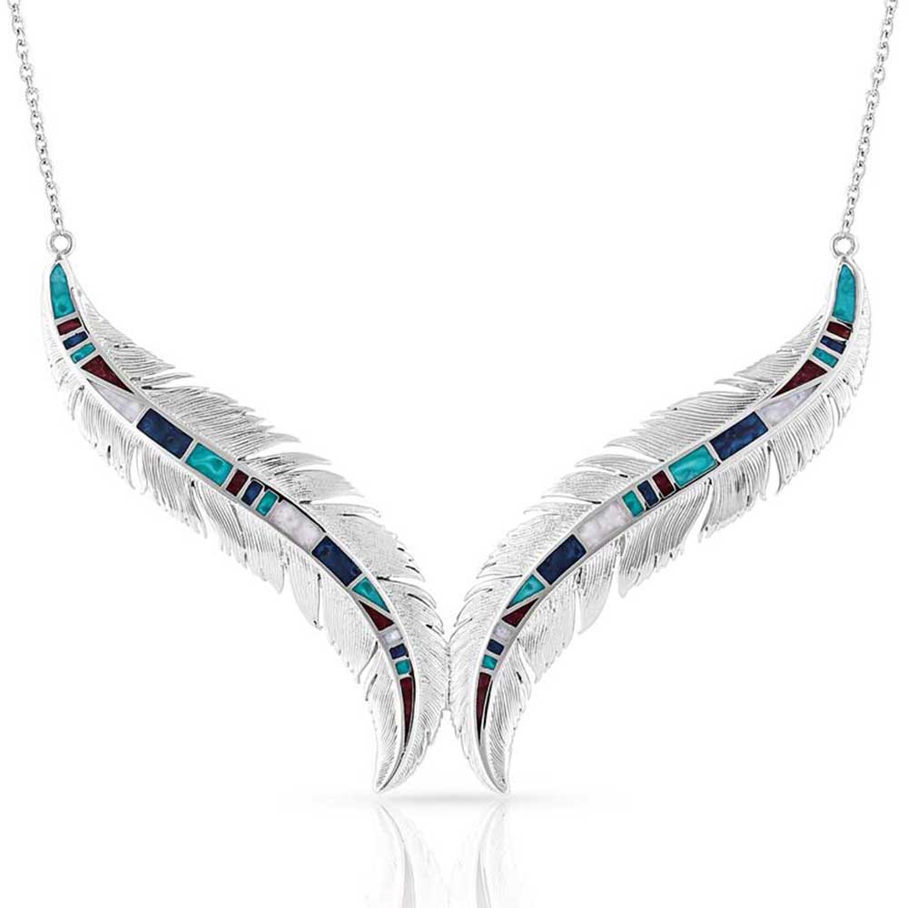 Breaking Trail Feather Necklace