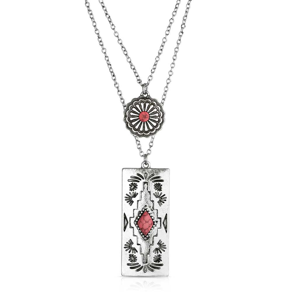 Bar B Pink Necklace