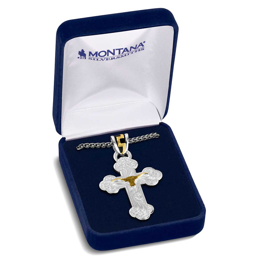 Honor and Grit Cross Necklace