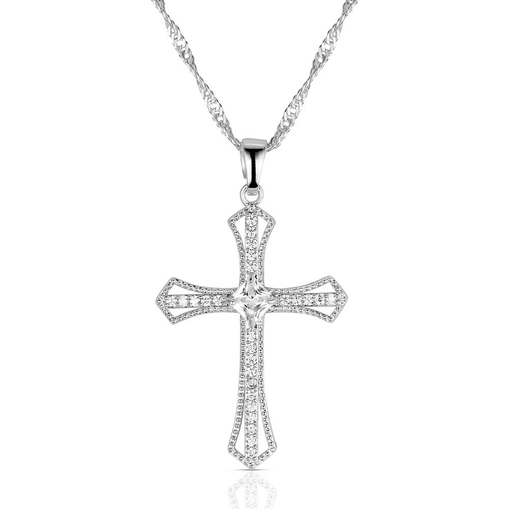 Desert Radiance Cross Necklace