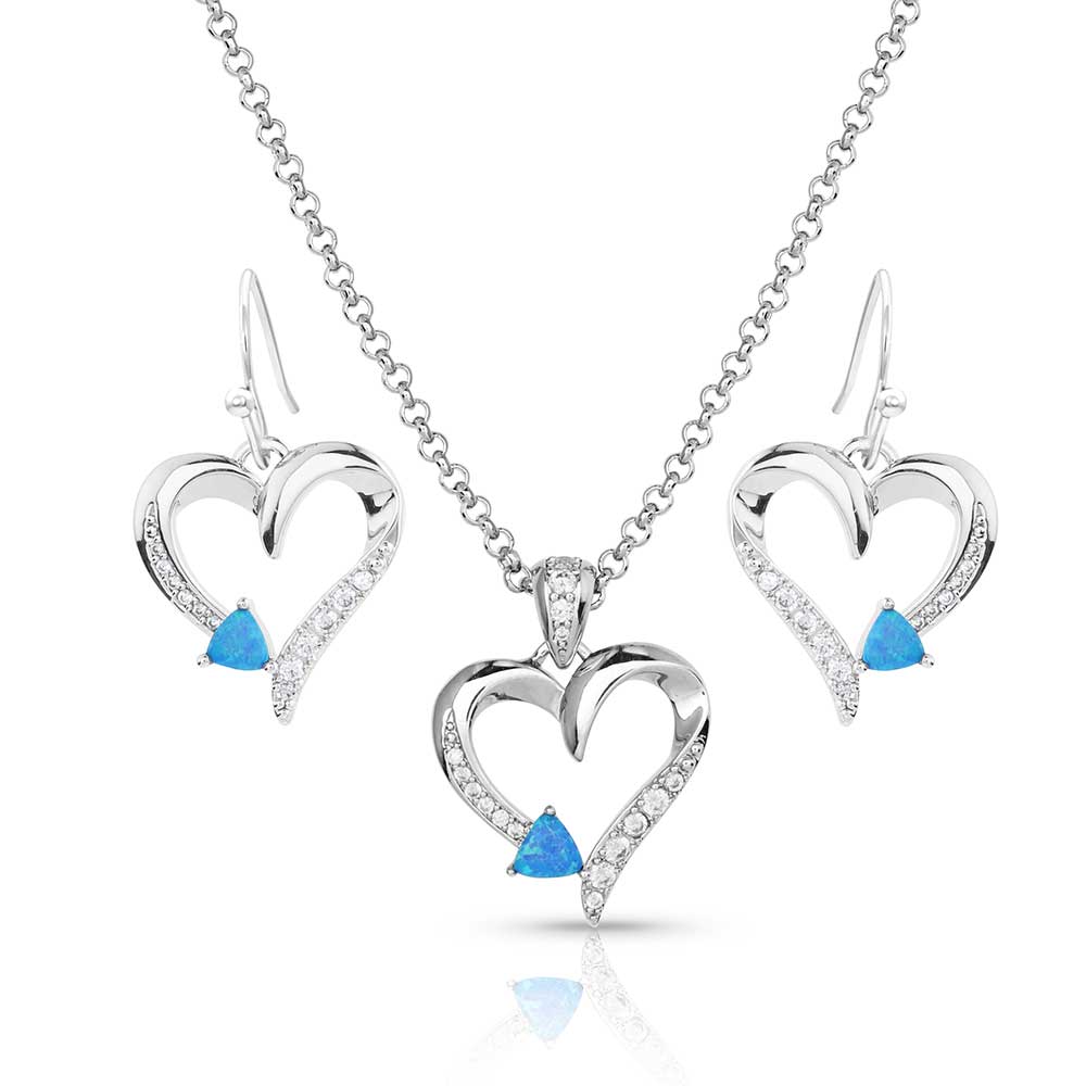Love Everlasting Opal Crystal Jewelry Set