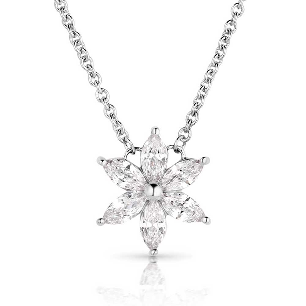 Floral Cheer Crystal Necklace