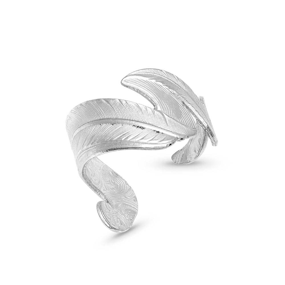 Free Spirit Adjustable Feather Ring