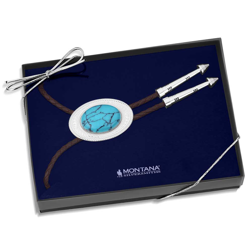 The Outlaw Turquoise Bolo Tie
