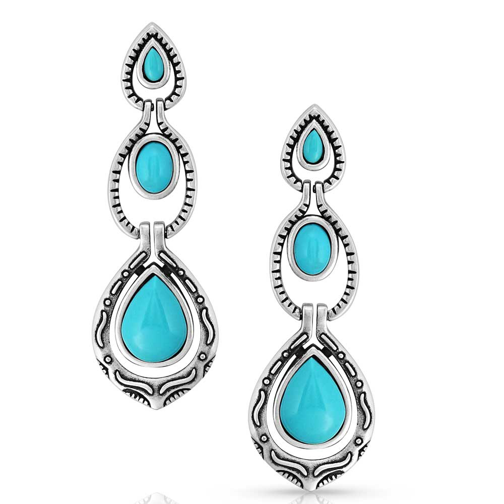 Unmatched Beauty Turquoise Earrings