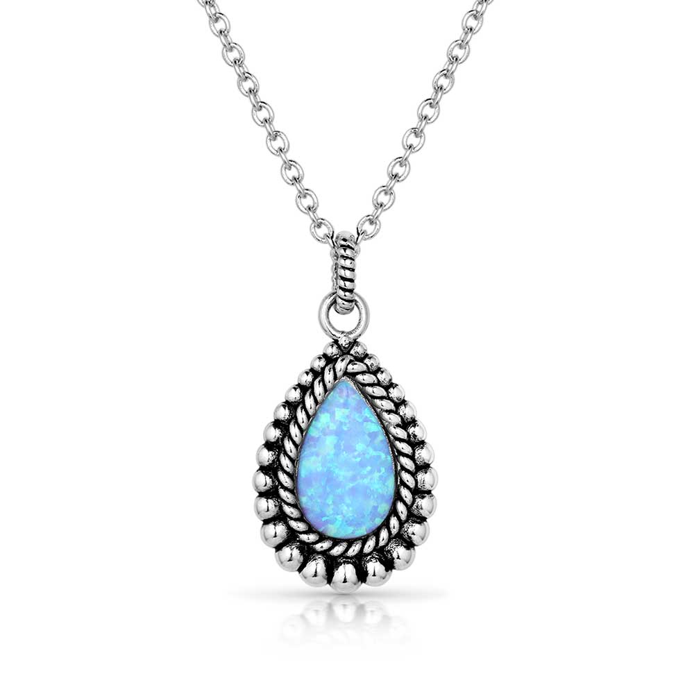 Glimmering Pools Opal Necklace