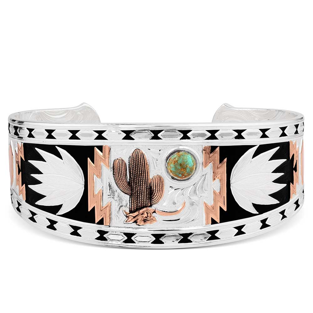 Desert Serenade Cactus Cuff Bracelet