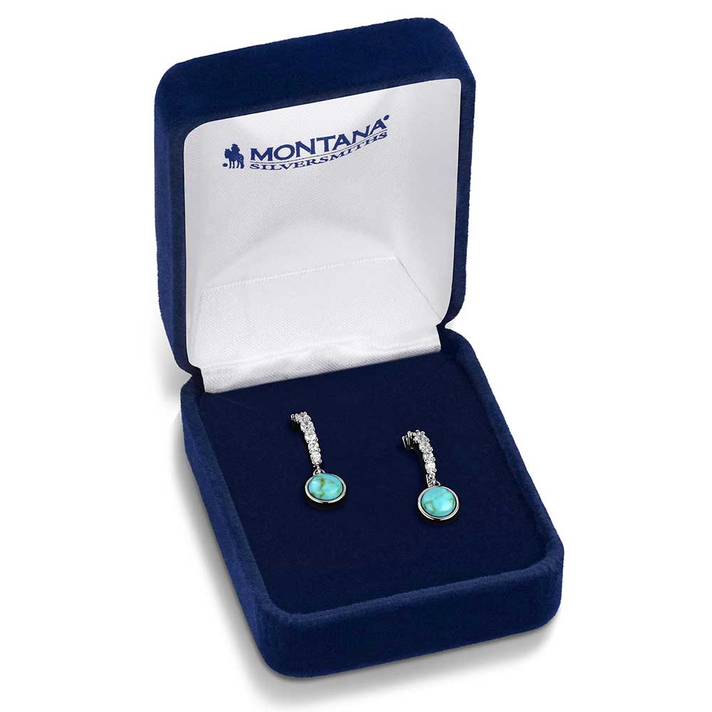 Desert Moonlight Turquoise Earrings