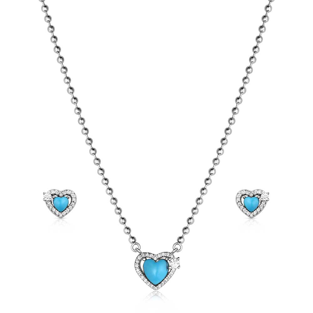 Heart of Turquoise Jewelry Set | Montana Silversmiths