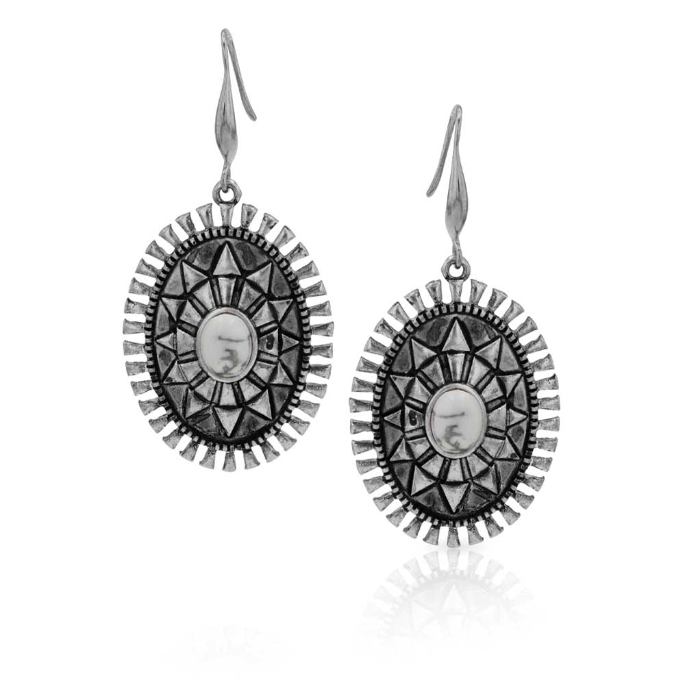 Shimmering Concho Attitude Earrings | Montana Silversmiths